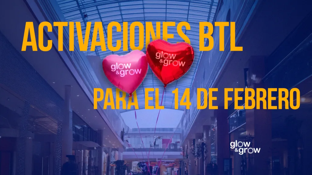 Marketing BTL día del amor y la amistad, 14 de febrero