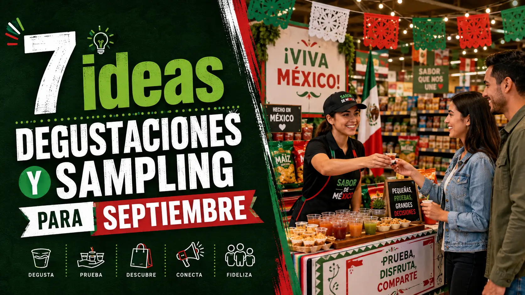 7 ideas de degustaciones y sampling para septiembre