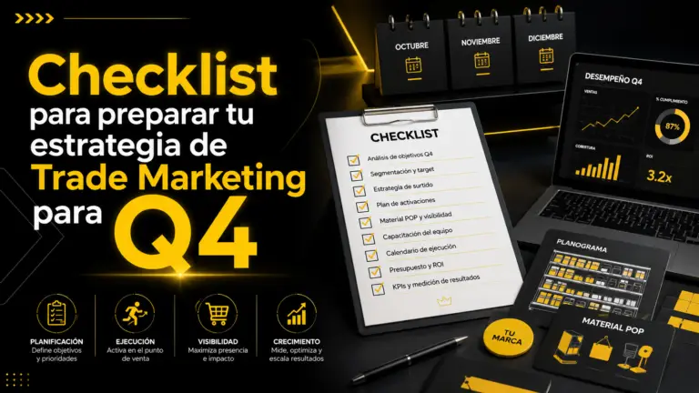Checklist para preparar tu estrategia de Trade Marketing para Q4