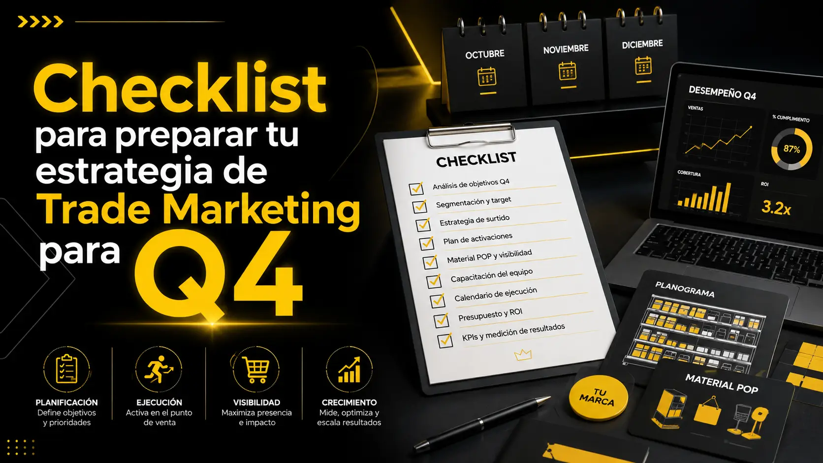 Checklist para preparar tu estrategia de Trade Marketing para Q4