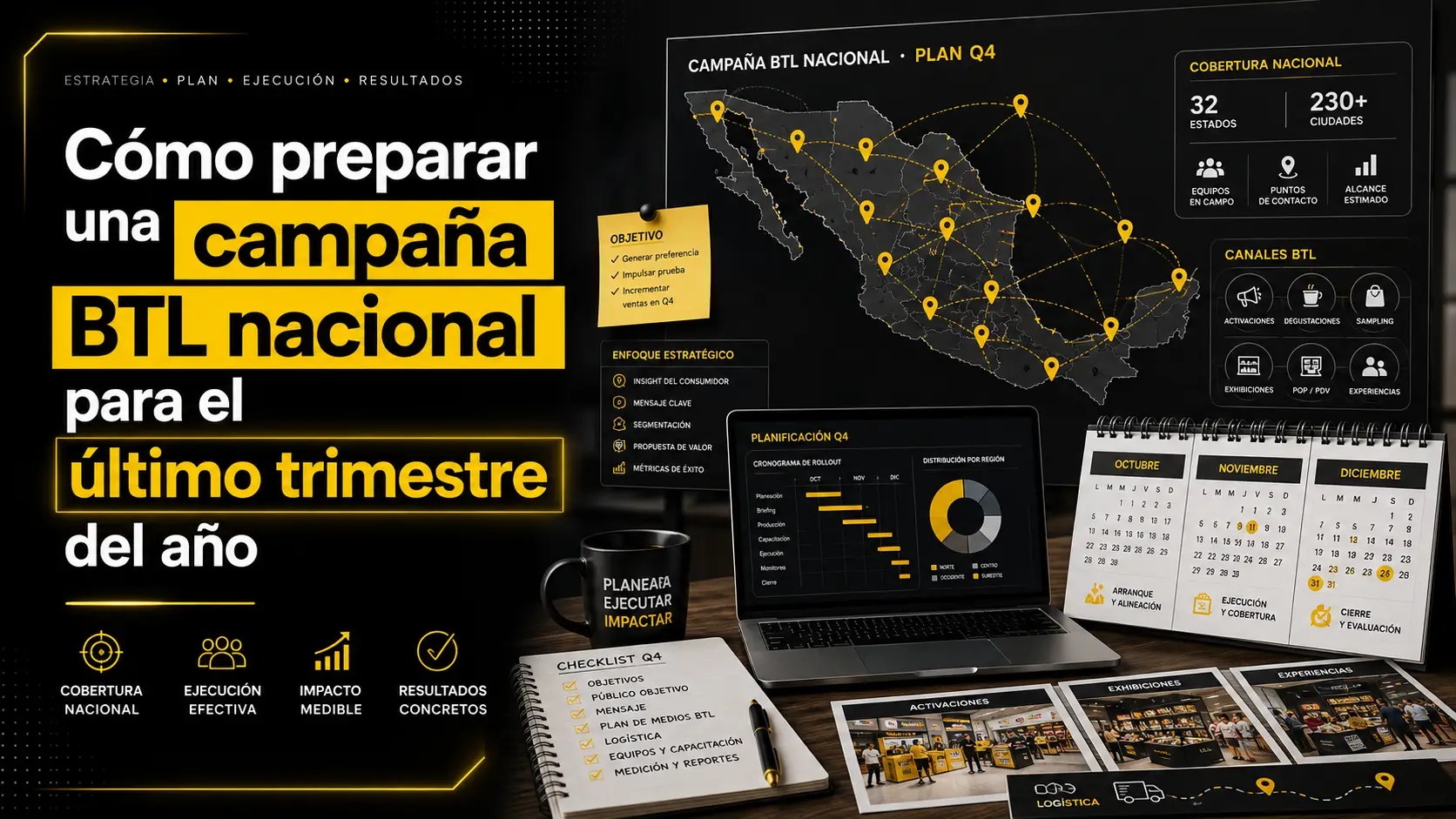 Cómo preparar una campaña BTL nacional para el último trimestre del año